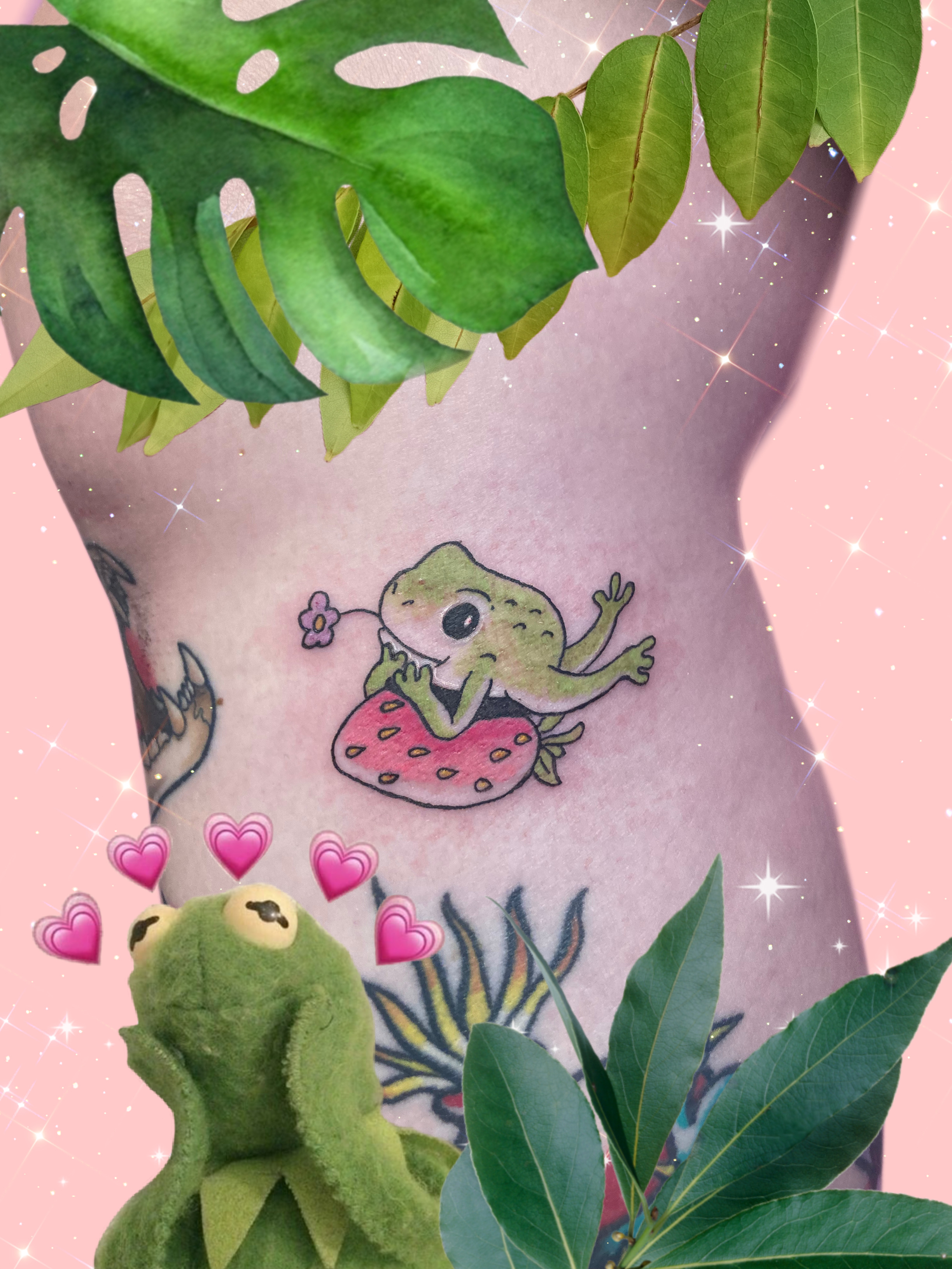 frog n strawberry