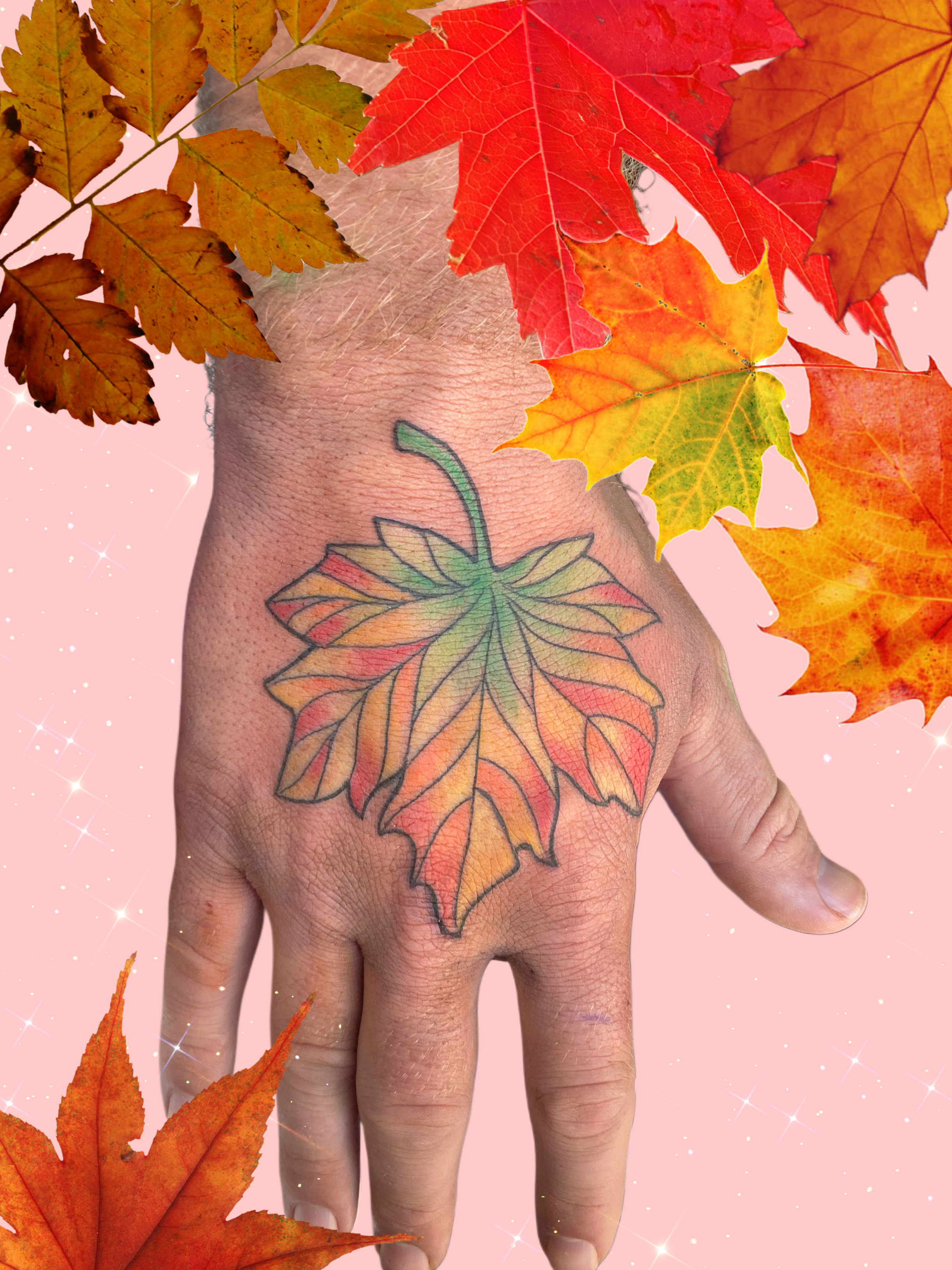 leaf hand