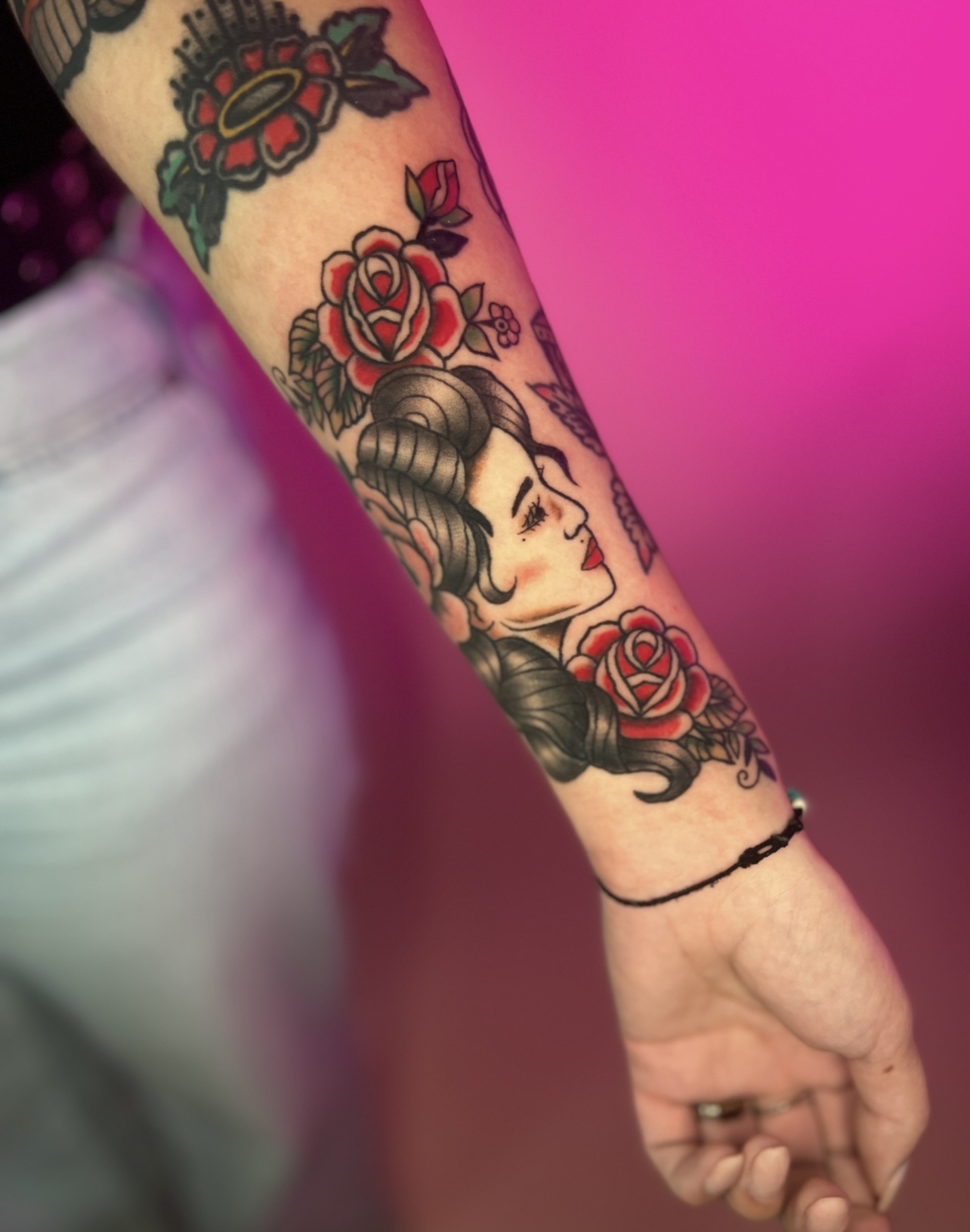 auntie portrait trad style